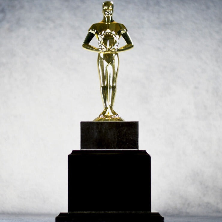 Achiever Trophy - Gold Figure on Marble Base