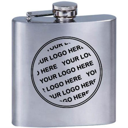 Laserable Stainless Steel Flask - 6 oz