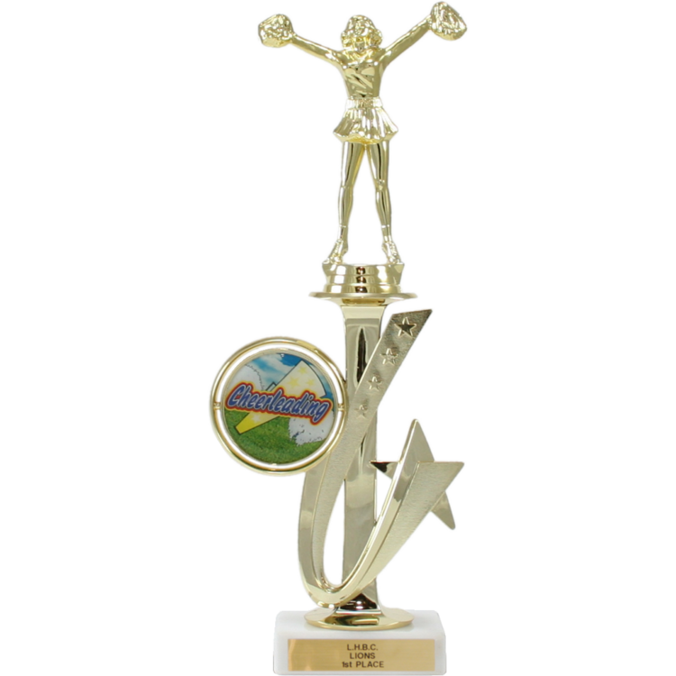 Exclusive Shooting Star Spinner Riser Trophy